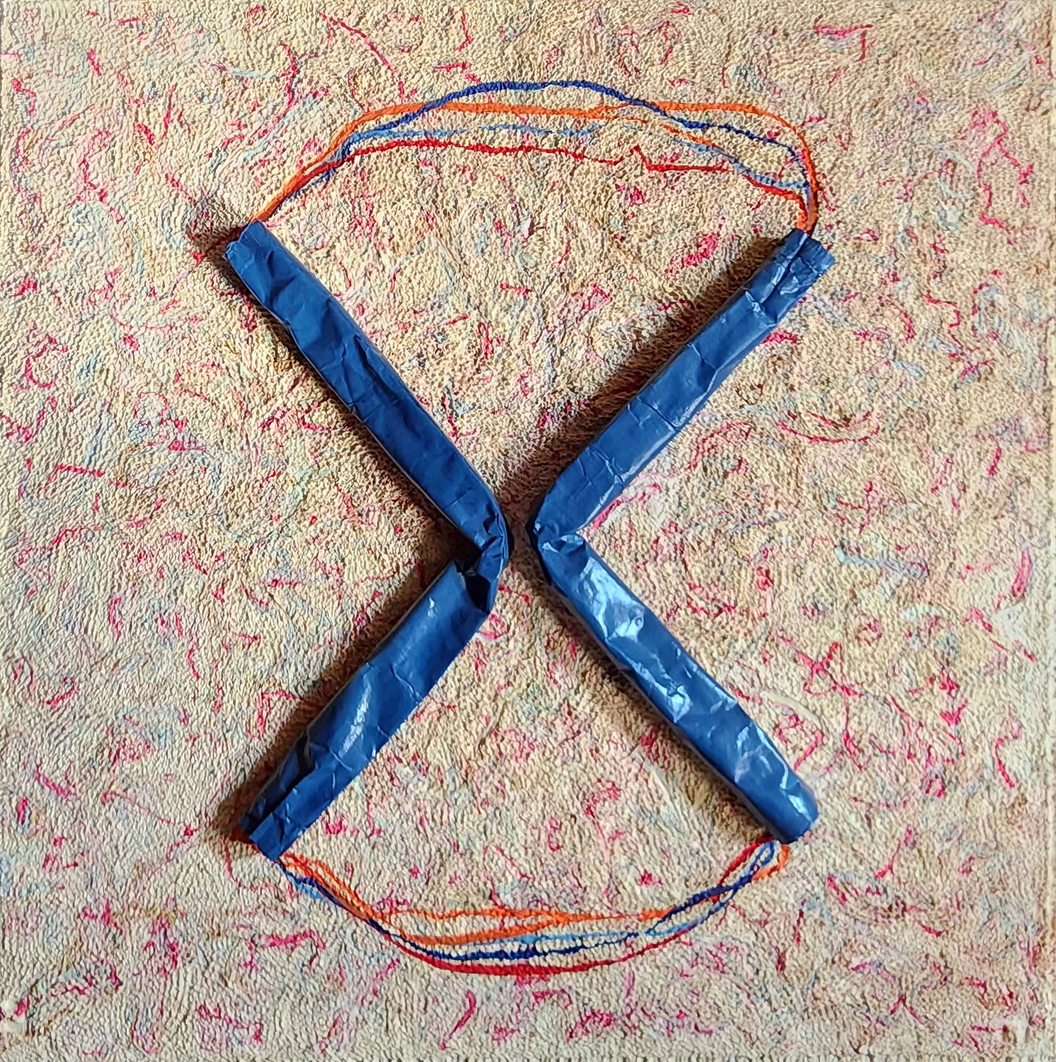 MUSIC OF LIFE-INTERACTION 2024, 한지작업, 122x122 cm, 2024.jpg